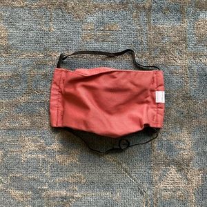 New Graf Lantz Anshin Organic Cotton Face Mask with overhead band -  Rose